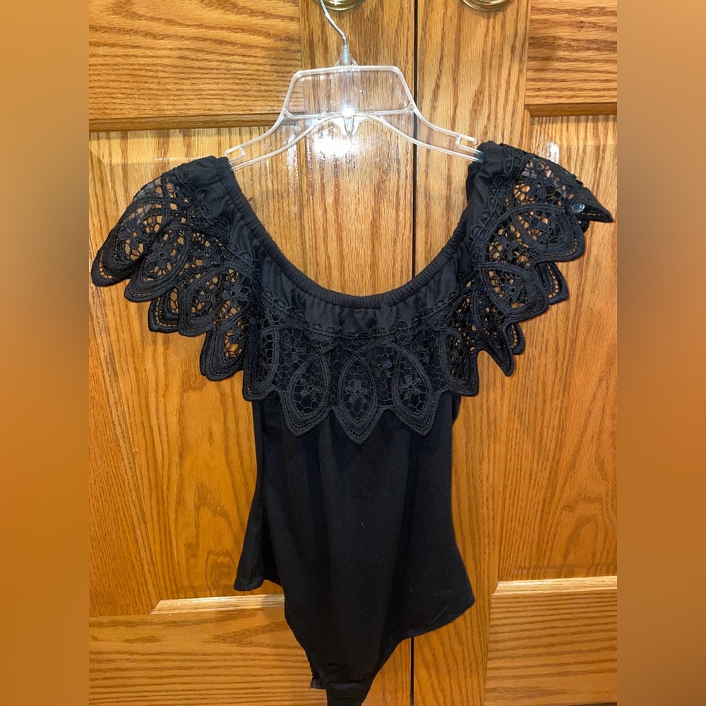 Off the shoulder body suit